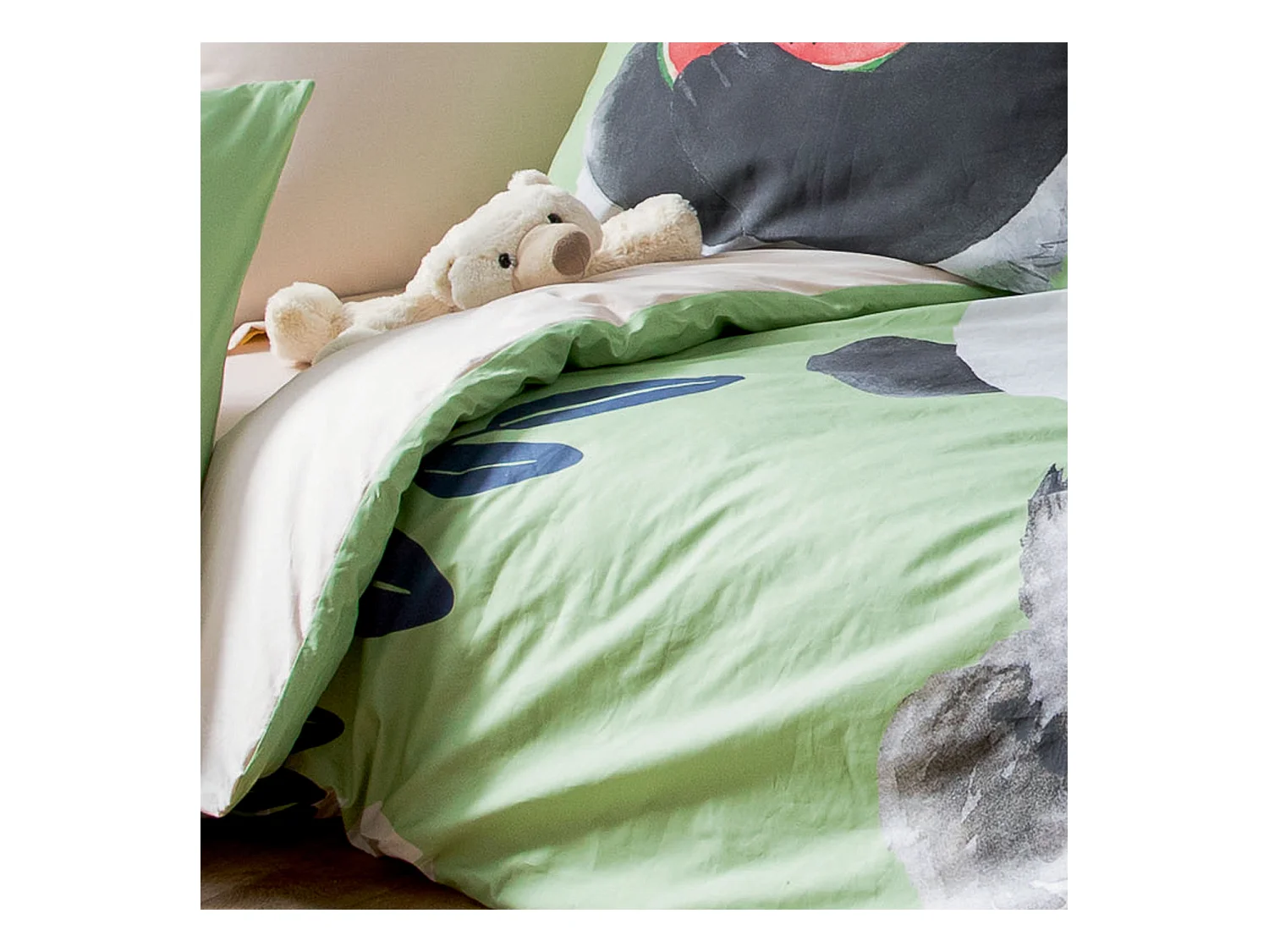 Housse de couette panda