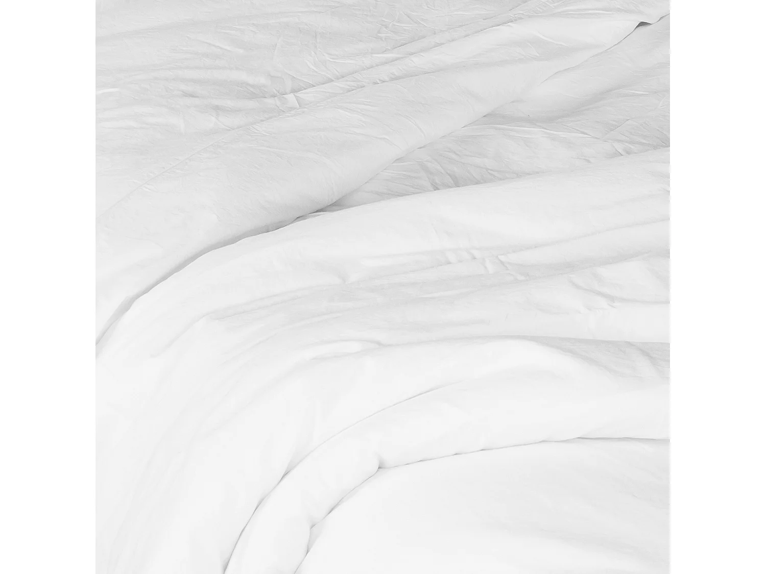 Funda de edredón liso en algodón lavado 140 x 200 cm