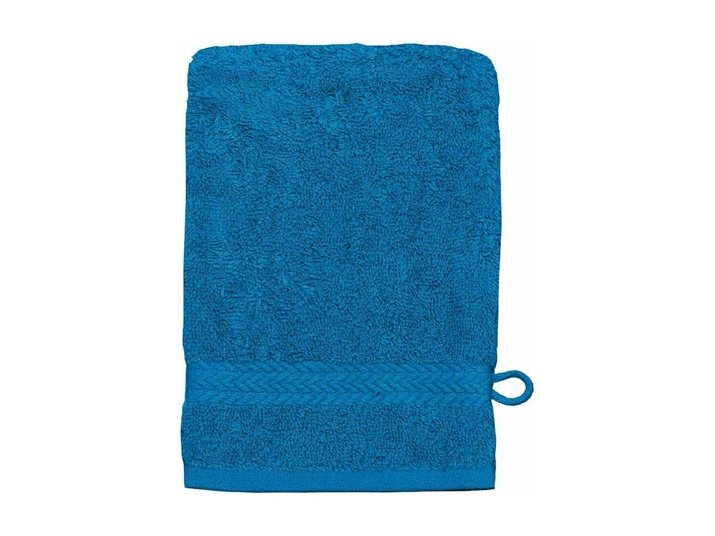 Lot de 3 Gants de toilette 16 x 22 cm en Coton couleur Océan