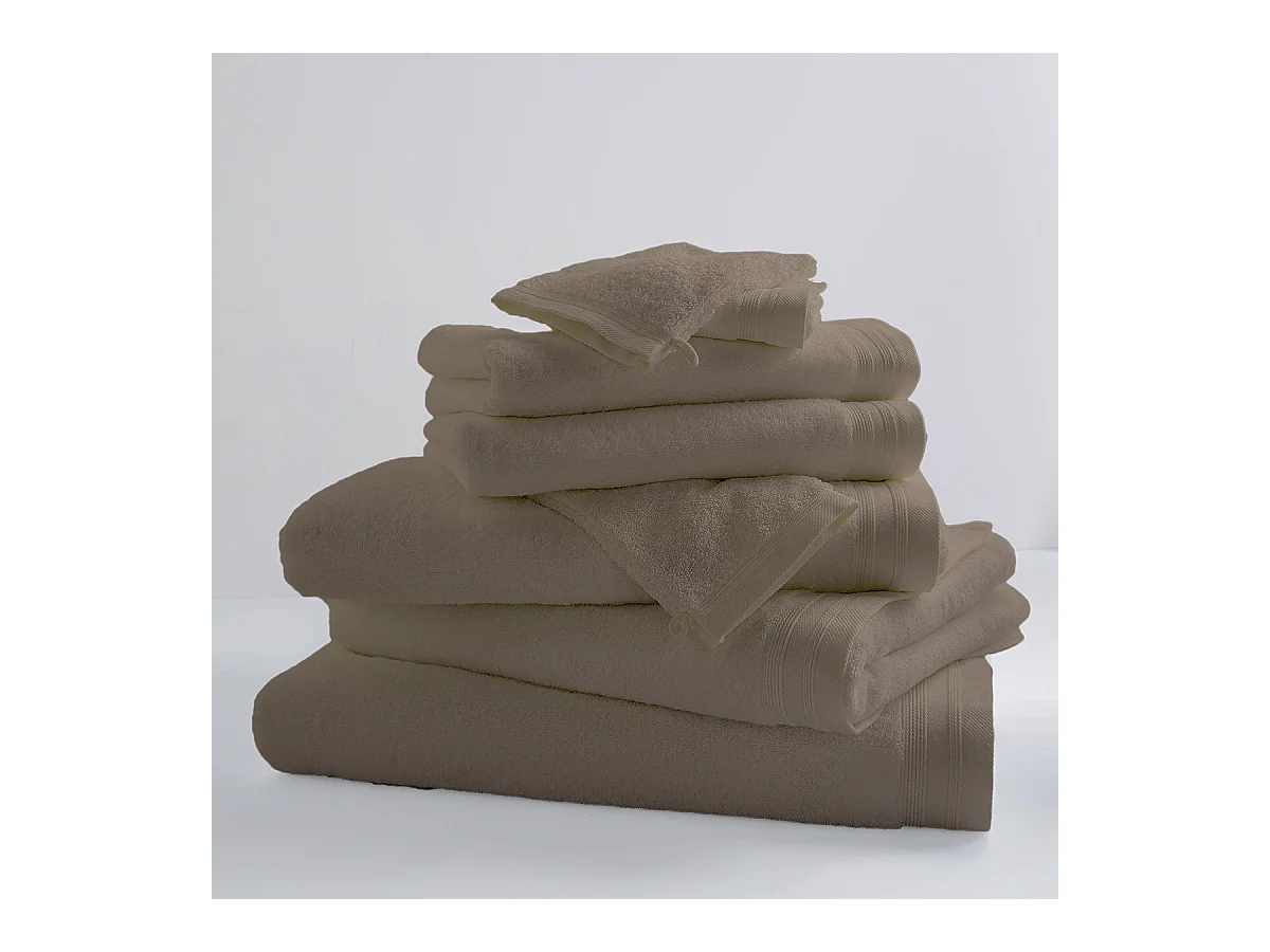 Lot de 6 Gants De Toilette Unis et Colorés