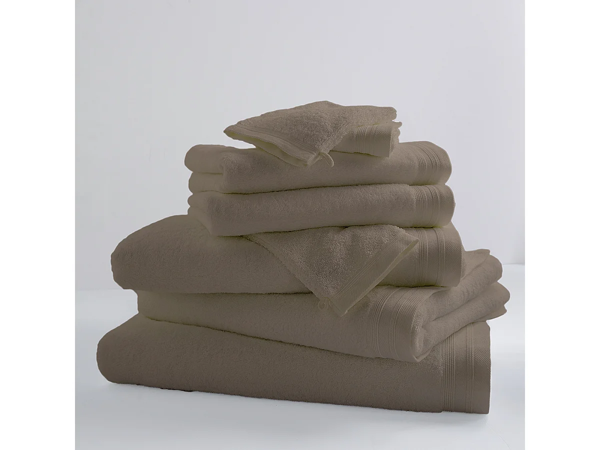 Lot de 6 Gants De Toilette Unis et Colorés