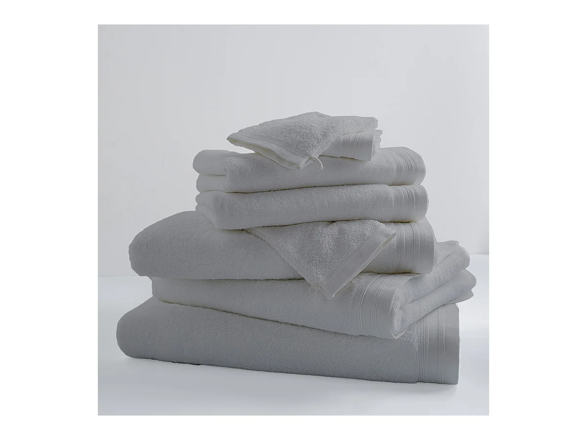 Lot de 6 Gants De Toilette Unis et Colorés