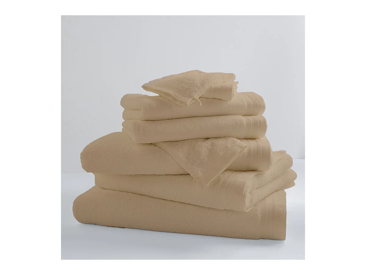 Lot de 6 Gants De Toilette Unis et Colorés