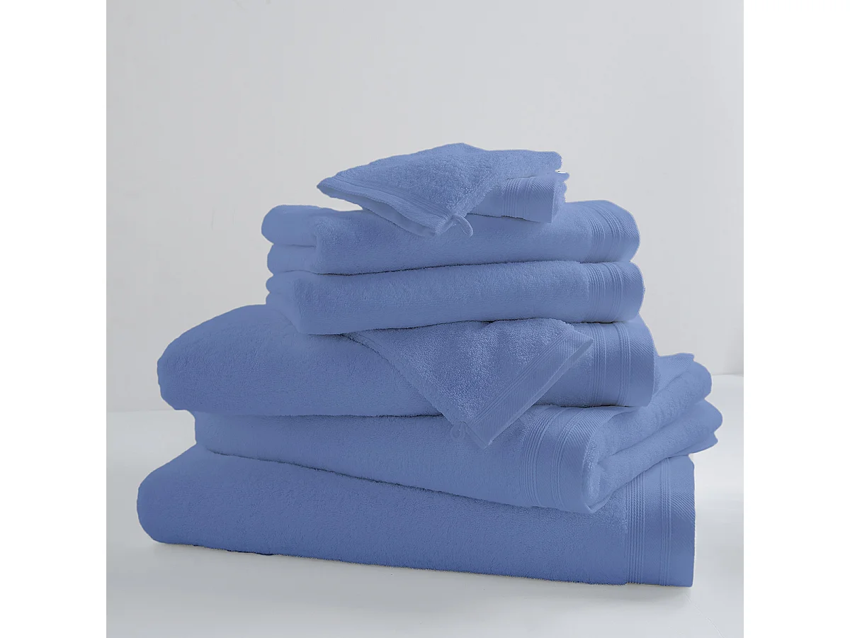 Lot de 6 Gants De Toilette Unis et Colorés