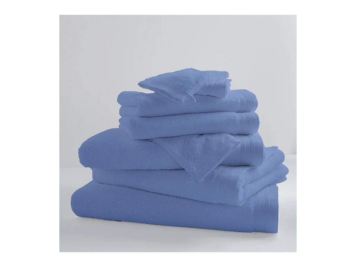 Lot de 6 Gants De Toilette Unis et Colorés
