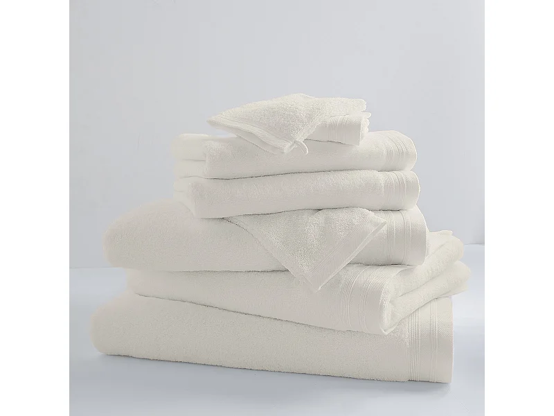 Lot de 6 Gants De Toilette Unis et Colorés