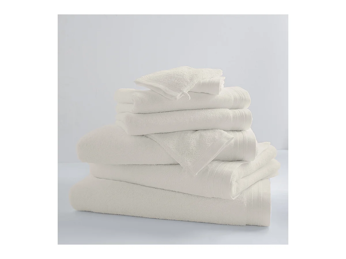 Lot de 6 Gants De Toilette Unis et Colorés