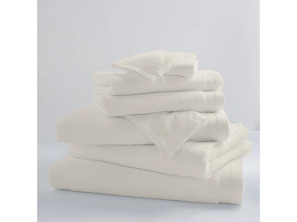 Lot de 6 Gants De Toilette Unis et Colorés