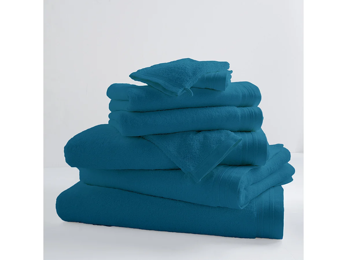 Lot de 6 Gants De Toilette Unis et Colorés