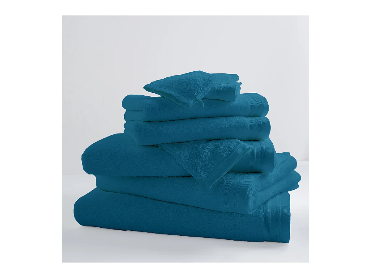 Lot de 6 Gants De Toilette Unis et Colorés