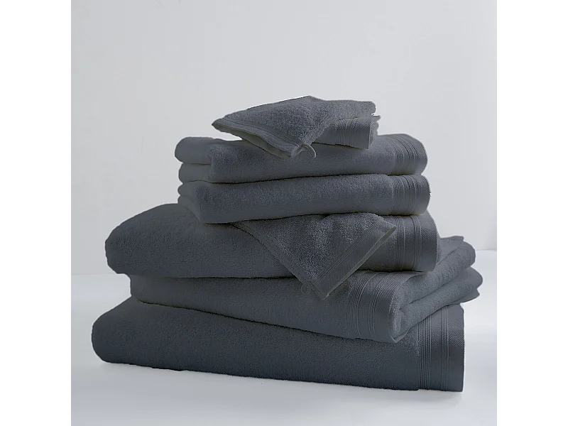 Lot de 6 Gants De Toilette Unis et Colorés