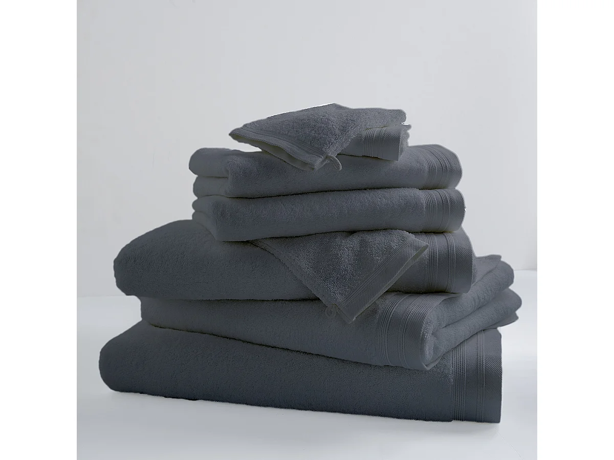 Lot de 6 Gants De Toilette Unis et Colorés