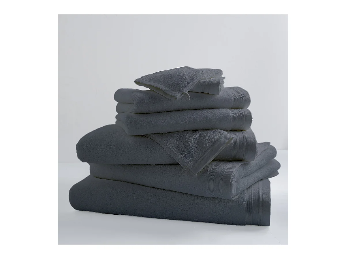 Lot de 6 Gants De Toilette Unis et Colorés