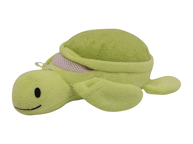 Gant de toilette en forme de tortue