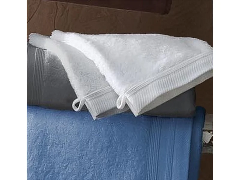 Lot de 6 Gants De Toilette Unis et Colorés