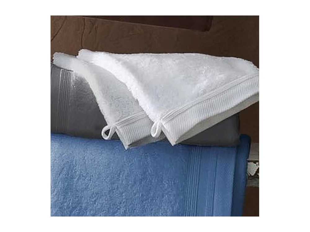 Lot de 6 Gants De Toilette Unis et Colorés