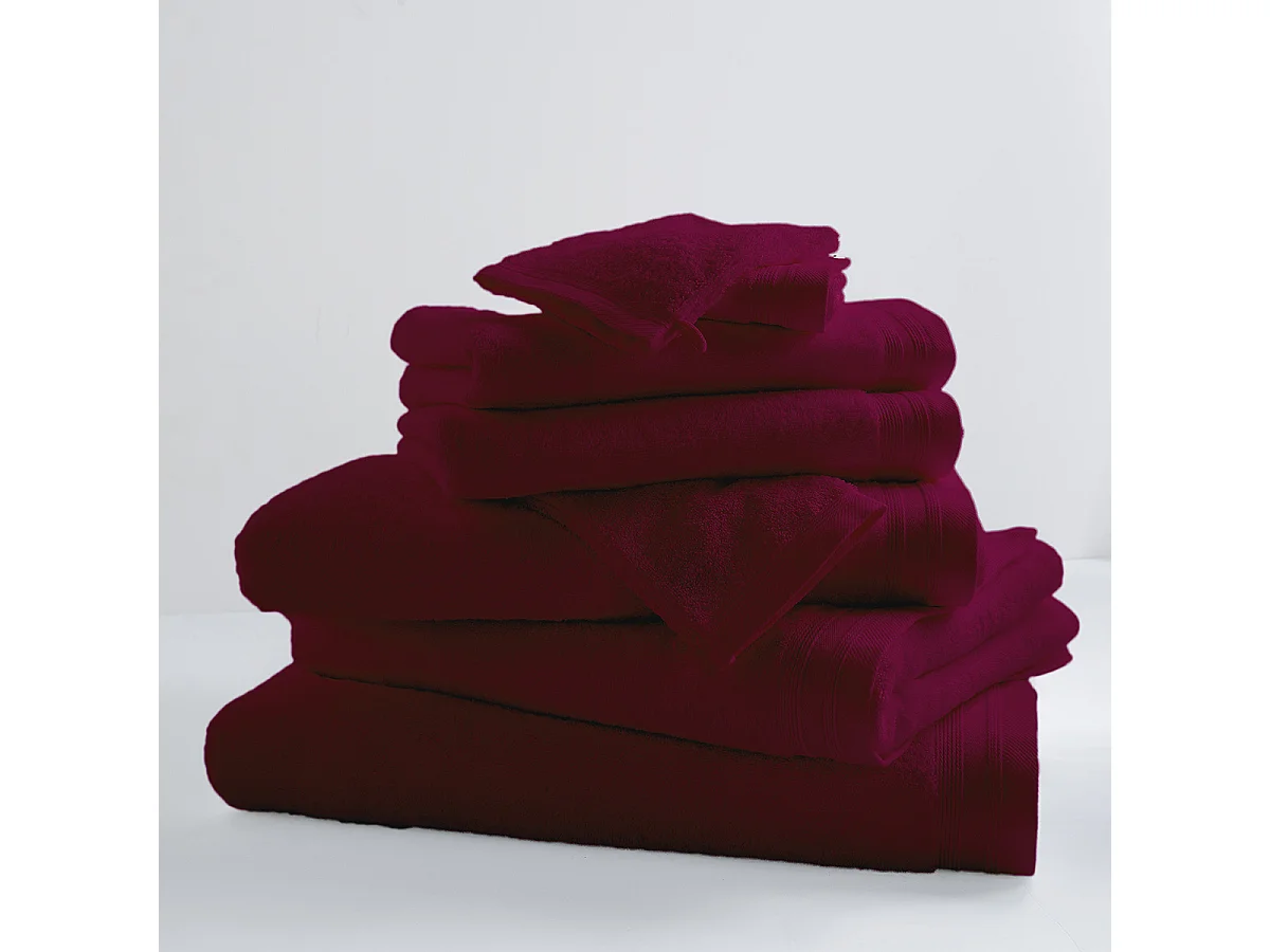 Lot de 6 Gants De Toilette Unis et Colorés