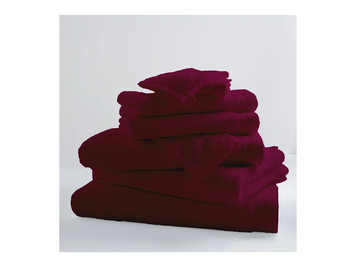 Lot de 6 Gants De Toilette Unis et Colorés