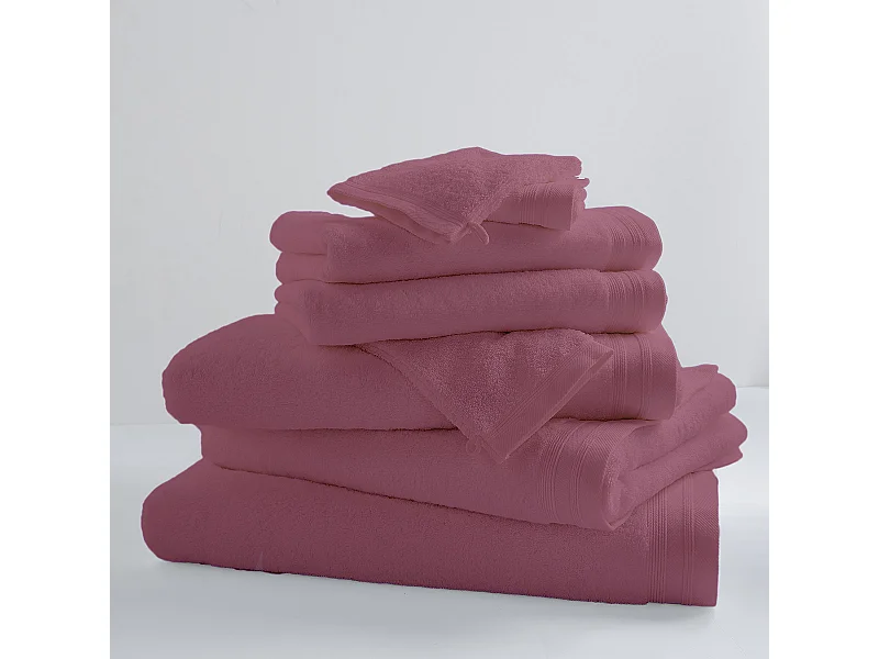 Lot de 6 Gants De Toilette Unis et Colorés