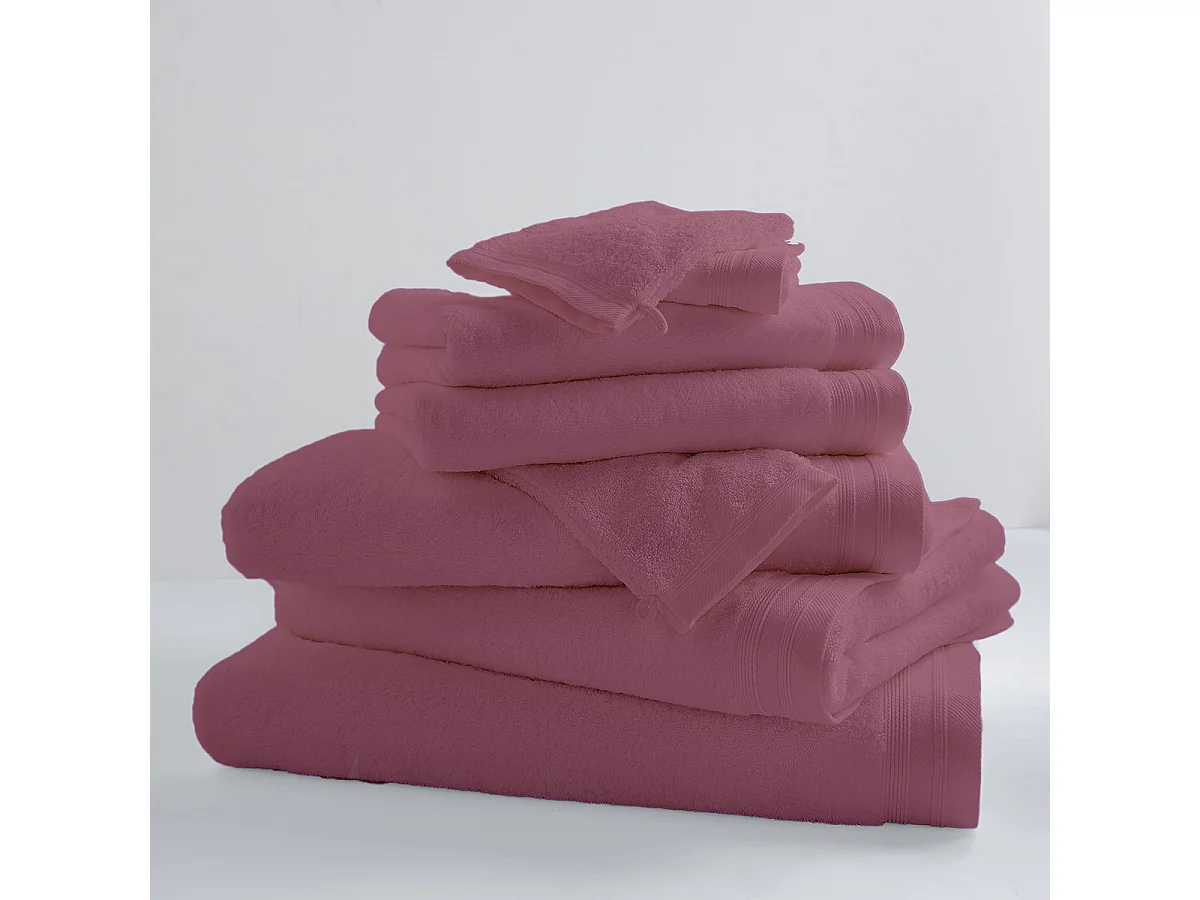 Lot de 6 Gants De Toilette Unis et Colorés