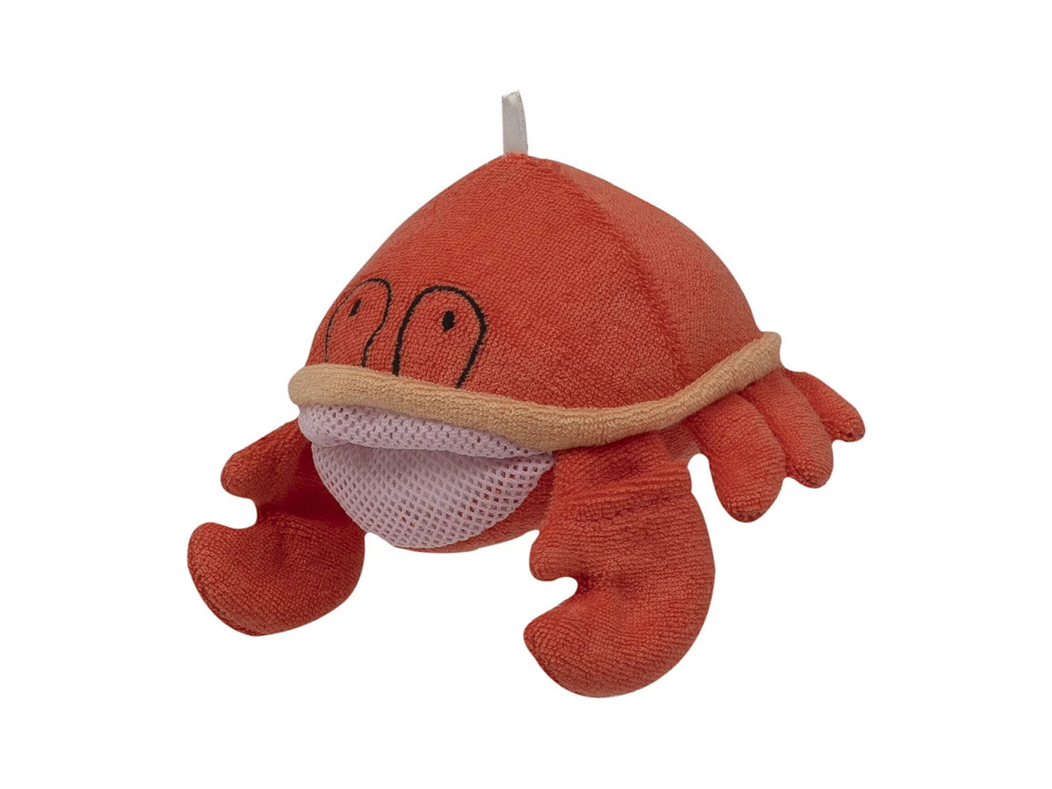 Gant de toilette en forme de crabe