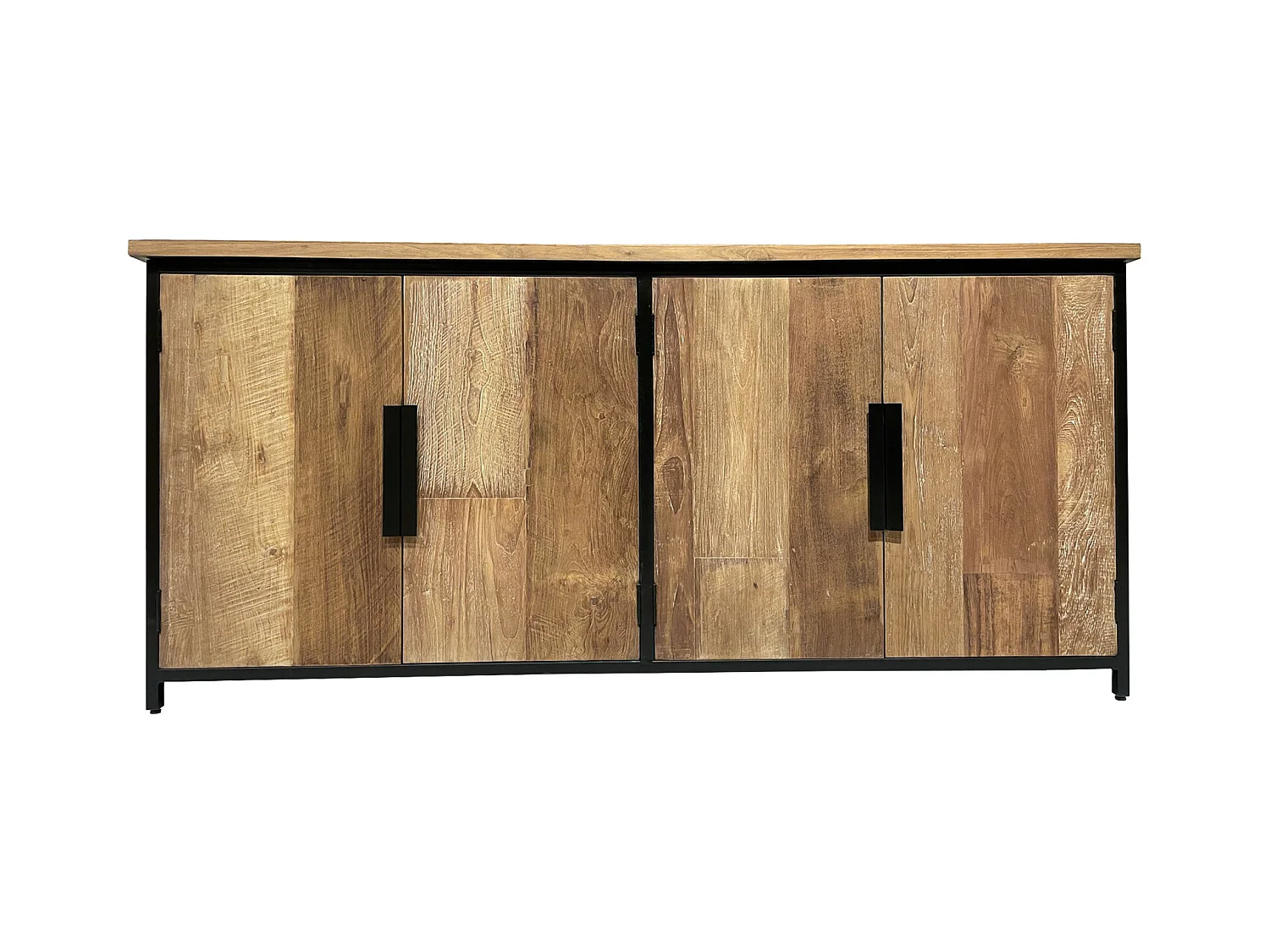KKOPEN-Buffet 4 portes enTeck recyclé