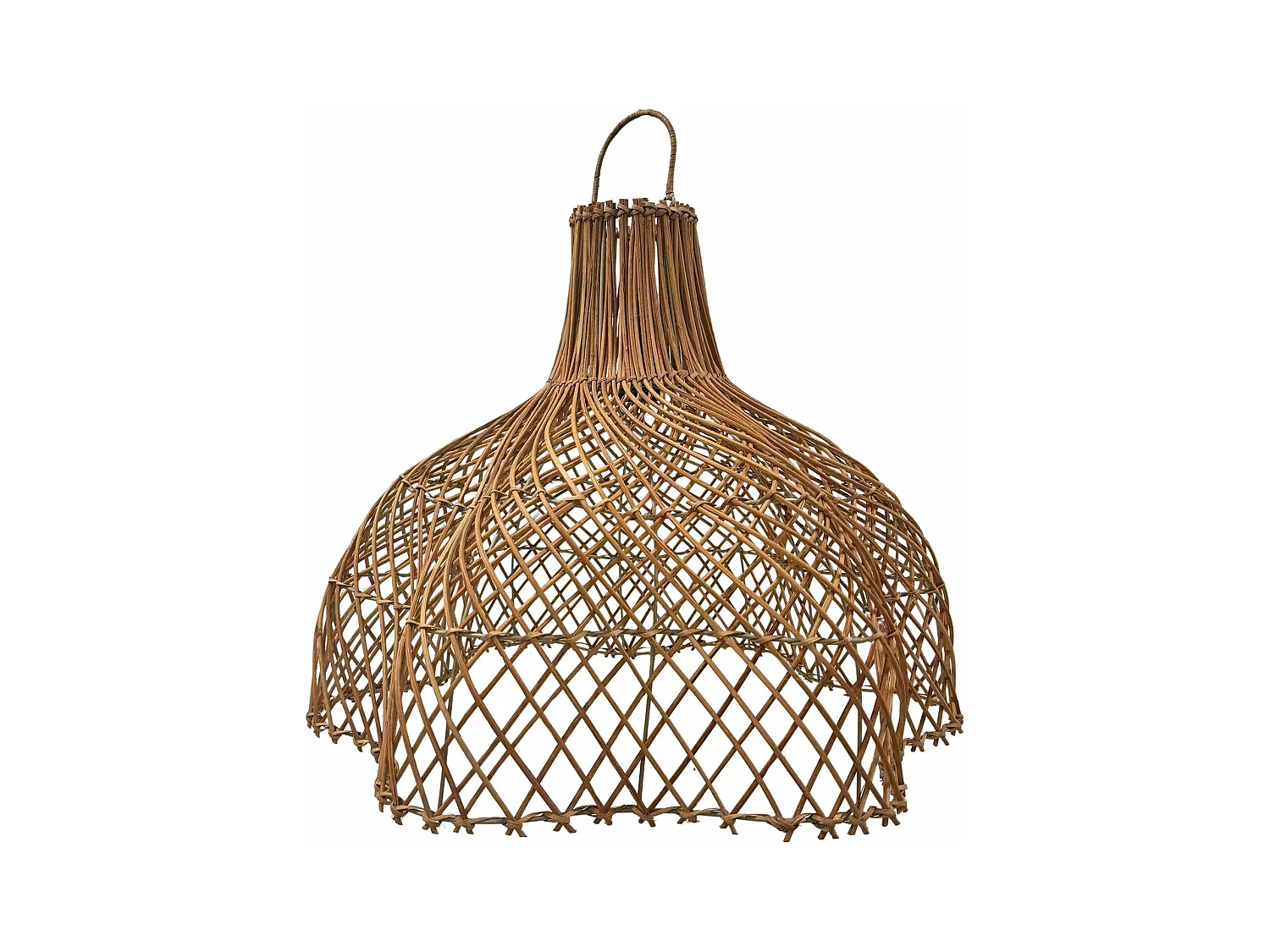 Abat-jour ARIA Beige Rotin D60 cm