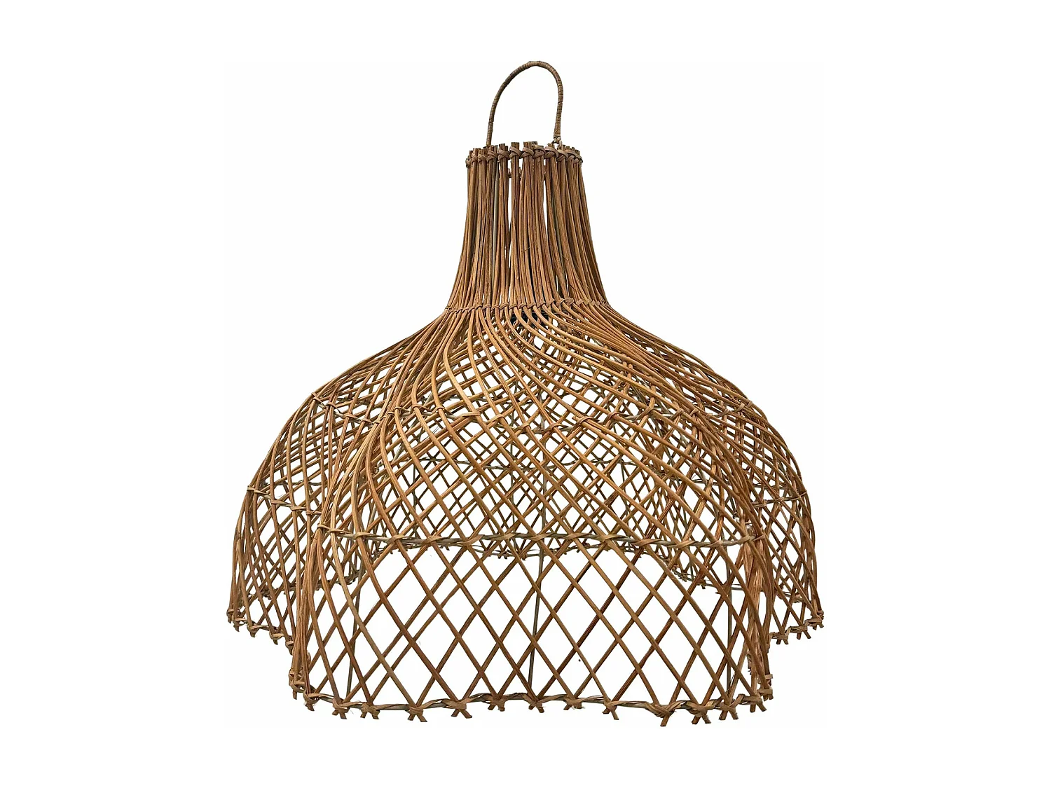 Abat-jour ARIA Beige Rotin D60 cm