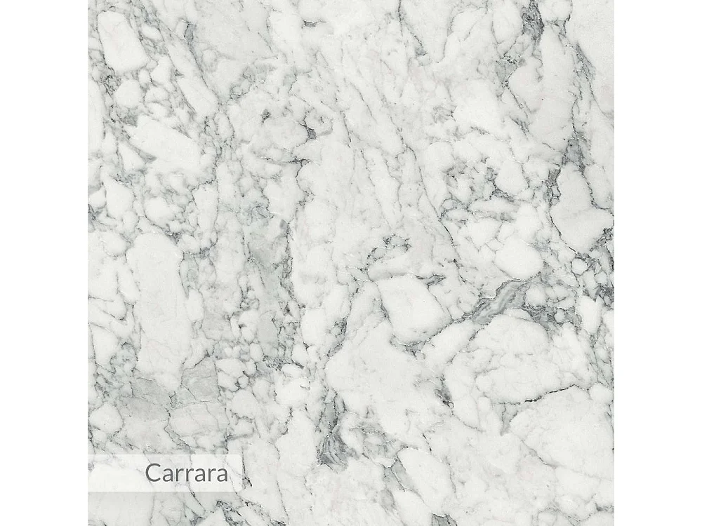 Móvel de TV – 110 cm x 40 cm x 30 cm – Mármore de Carrara – Melamina