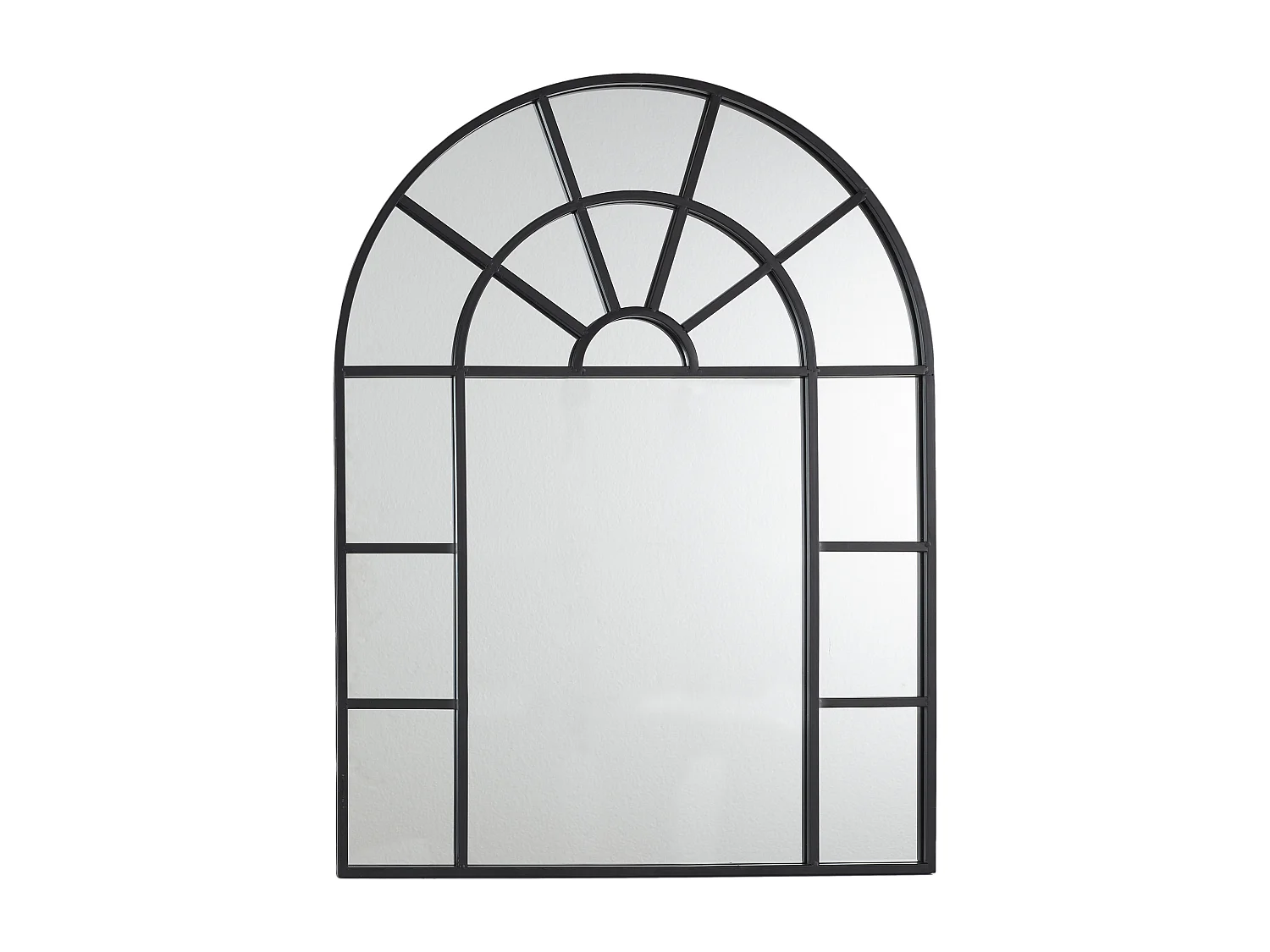 Miroir Fenetre Metal 60x80cm Noir