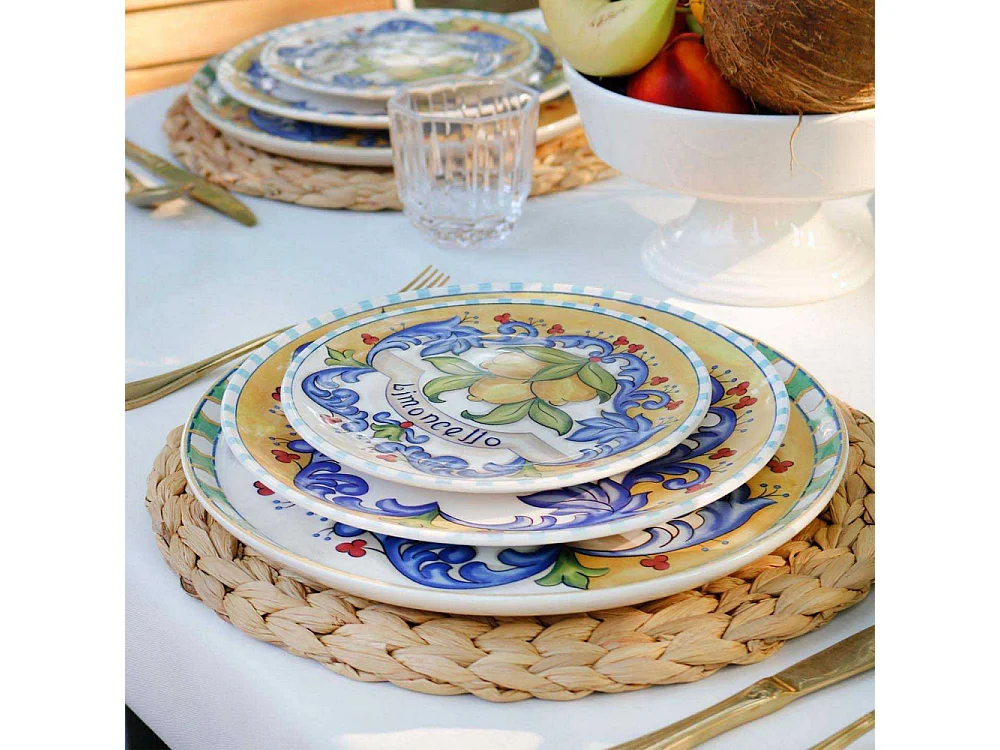 Assiettes en céramique Limoncello (Lot de 6) 19 cm