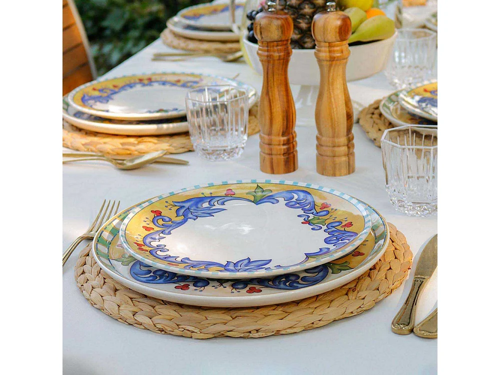 Assiettes en céramique Limoncello (Lot de 6) 26 cm