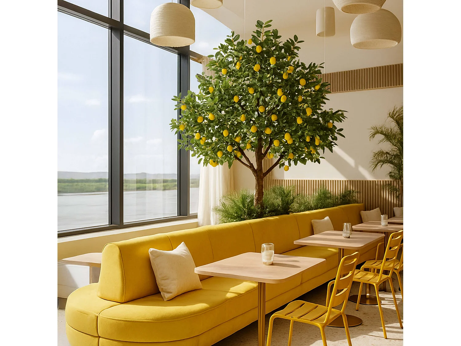 Citronnier artificiel 2 m