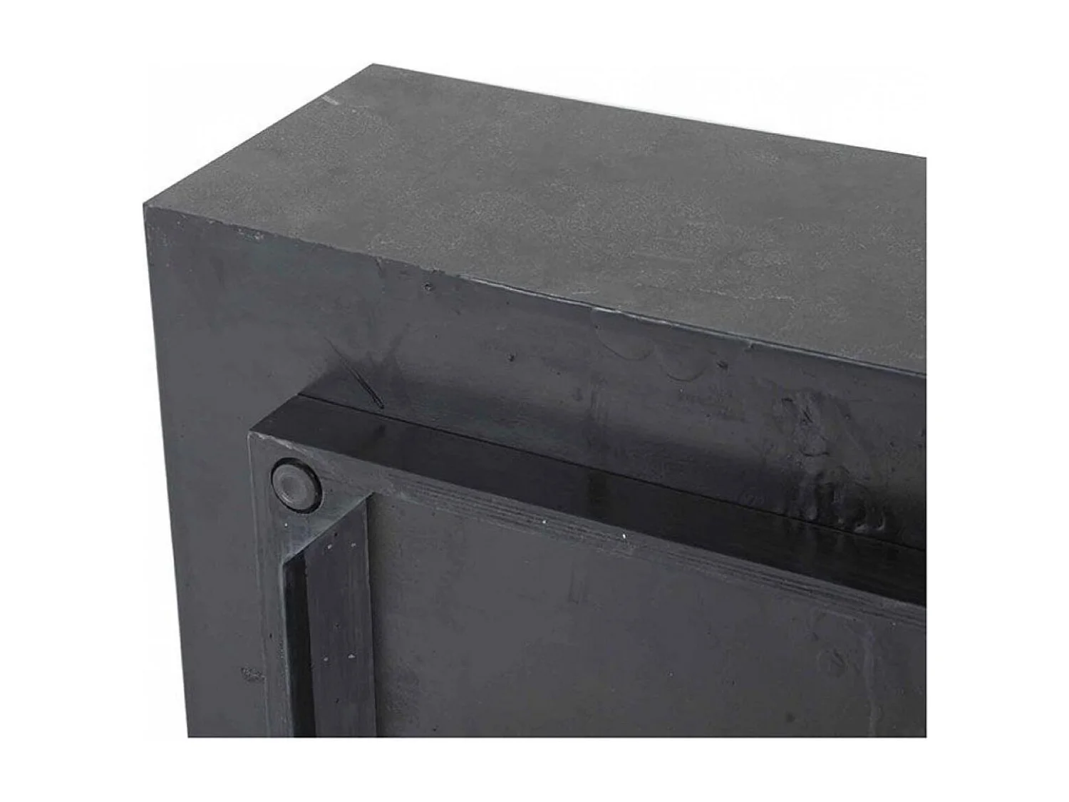 Table basse rectangulaire revêtement pierre bleue Pierre Gris - Minéral Interior's