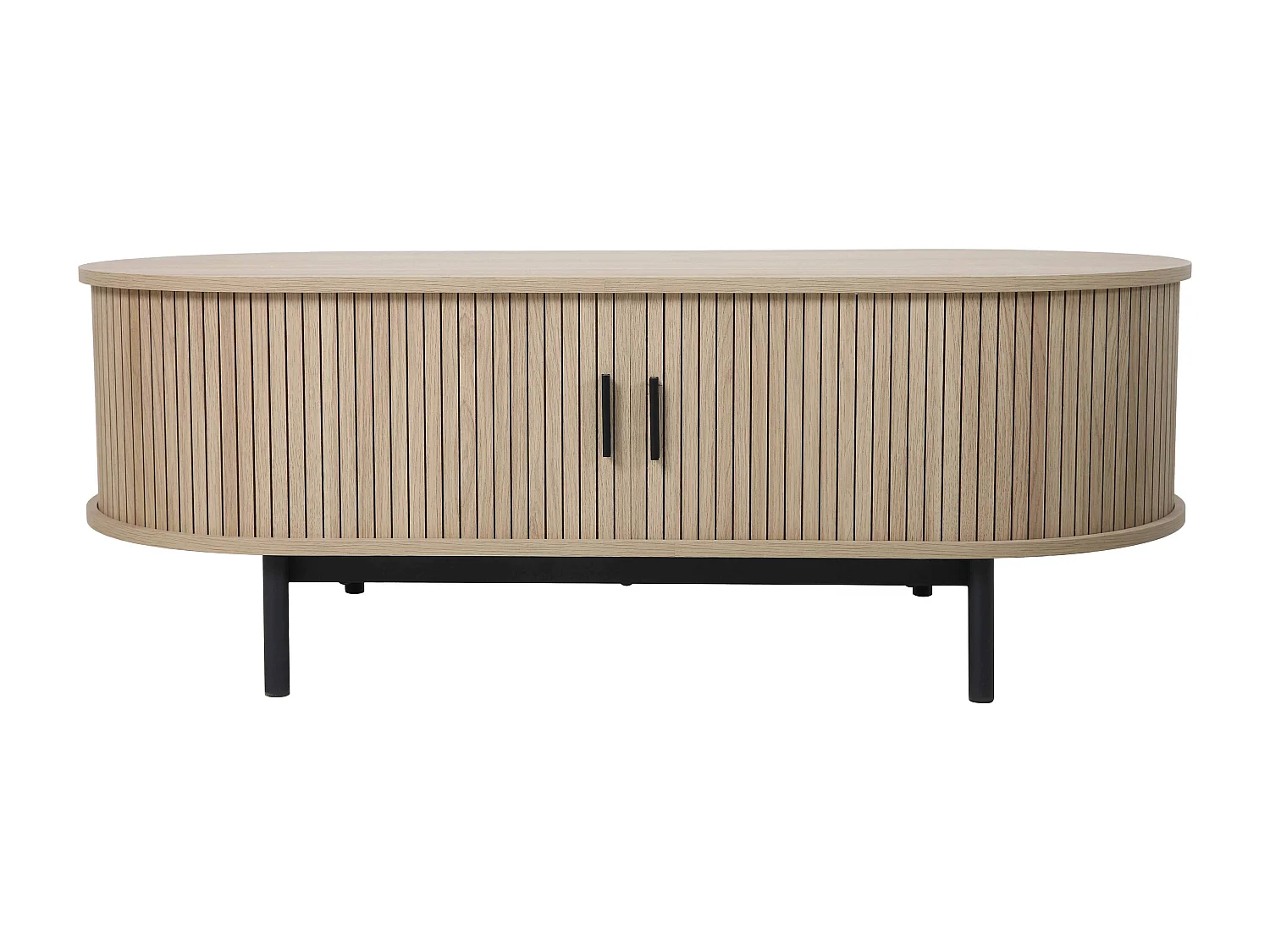 Table basse en MDF décor mélaminé beige