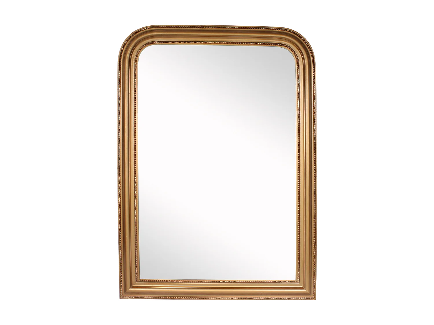 Miroir Deco Moulure Doree Or