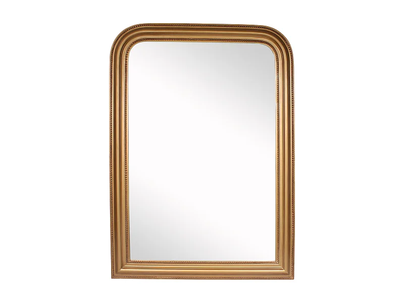 Miroir Deco Moulure Doree Or