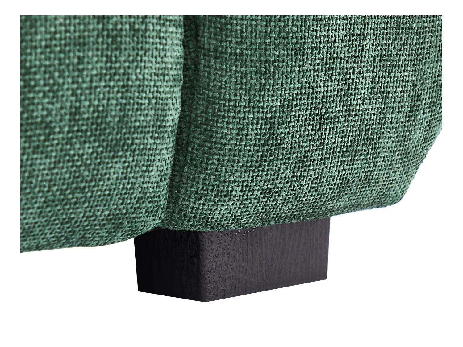 Sofa 2-Sitzer - Strukturstoff - Grün - BERENIA