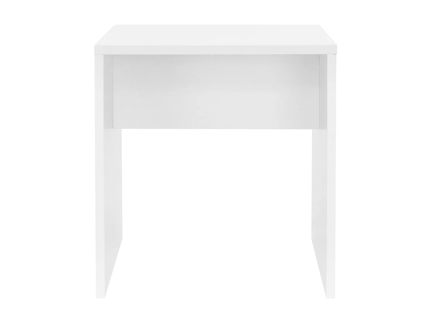 Table maquillage avec miroir et guirlande LED coiffeuse en MDF + tabouret blanc