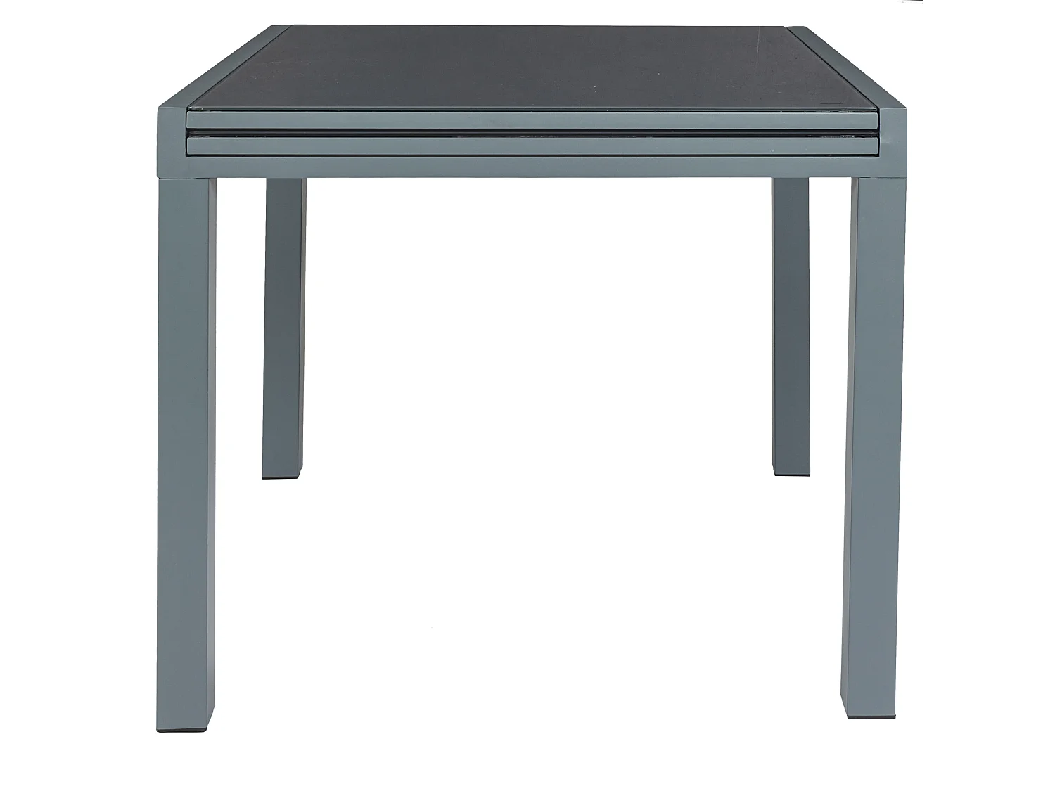 Table Jardin Extensible Haria 80x80x160cm Gris