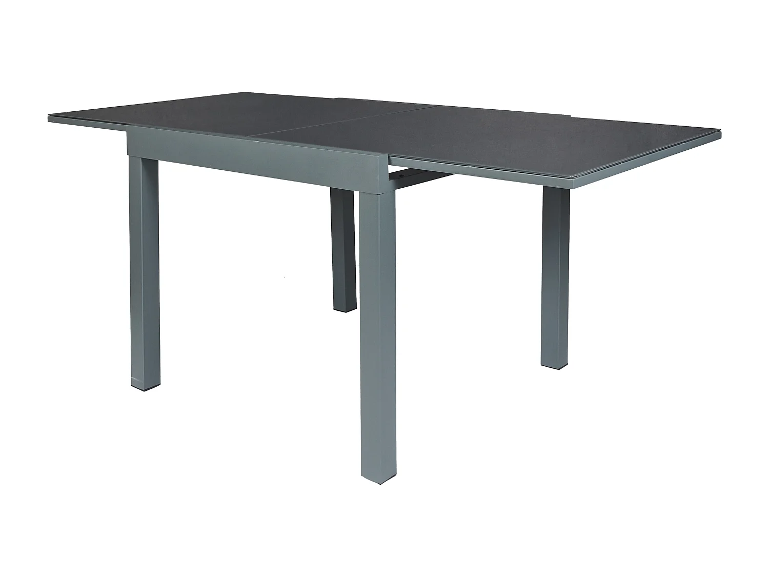 Table Jardin Extensible Haria 80x80x160cm Gris