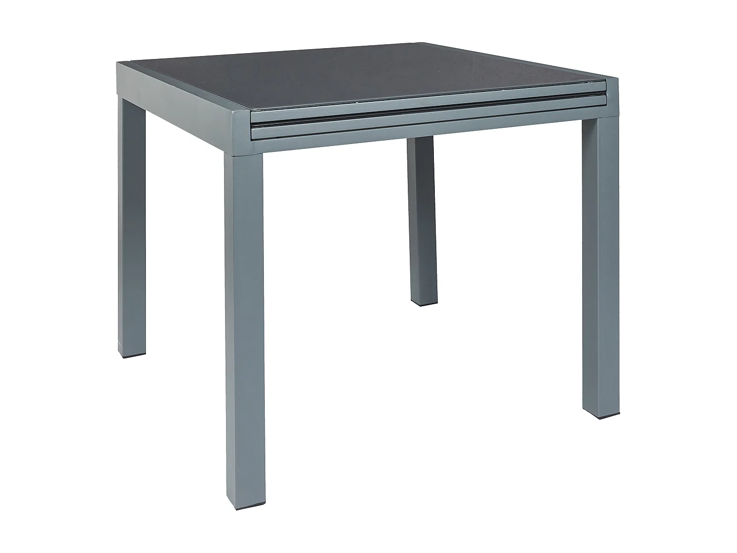 Table Jardin Extensible Haria 80x80x160cm Gris