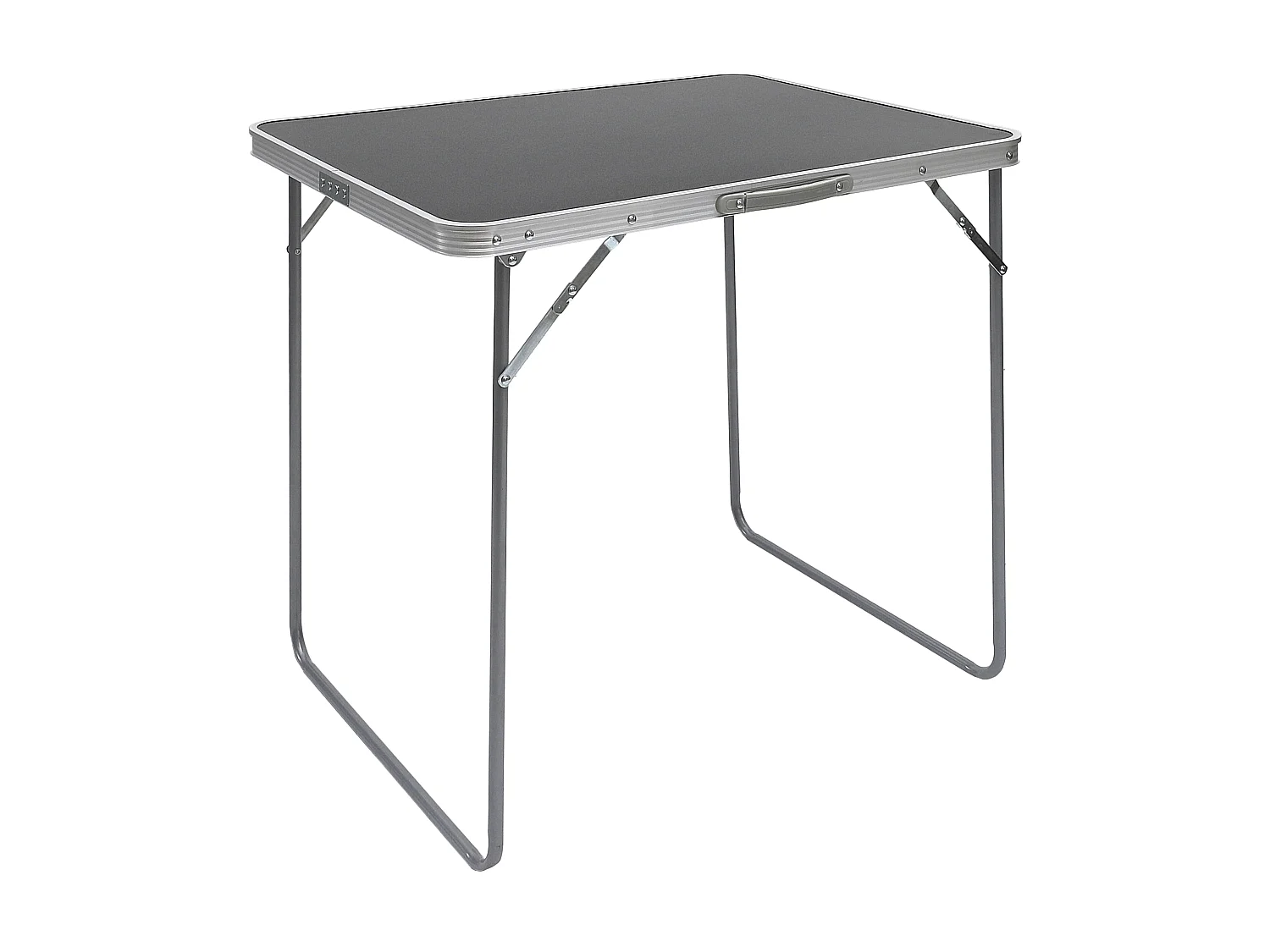 Table De Camping Pliable Noir 80x60cm Noir