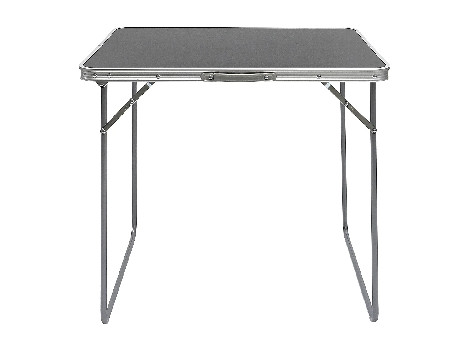 Table De Camping Pliable Noir 80x60cm Noir