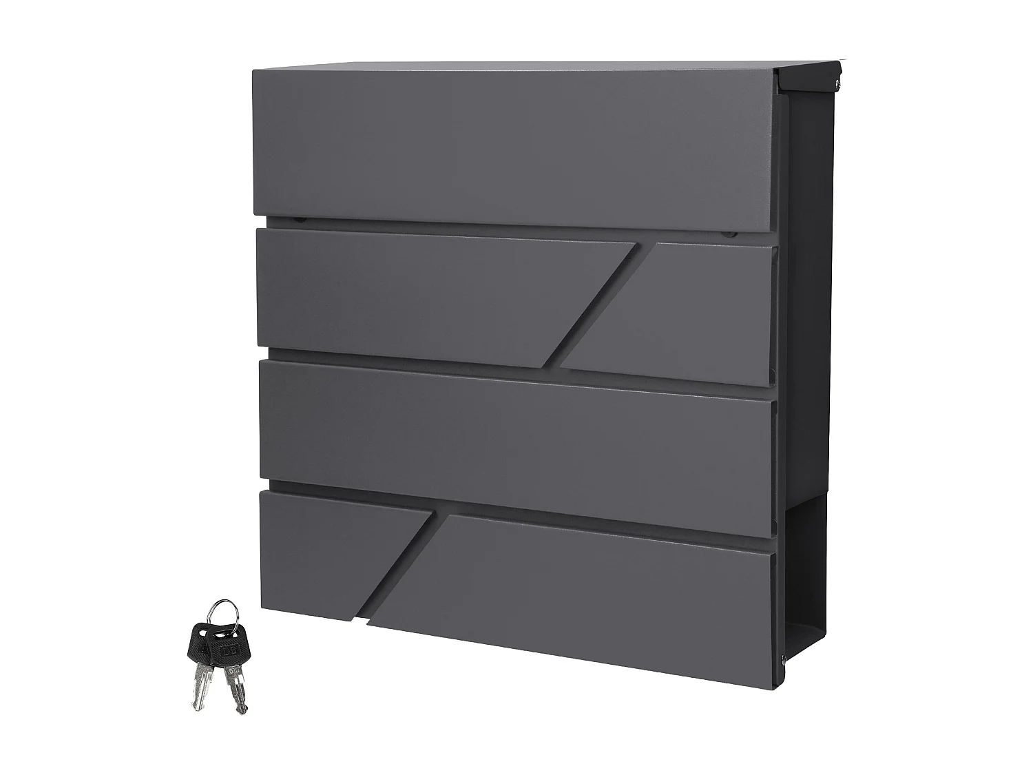 Cassetta postale da parete buca portalettere giornale da esterno design moderno