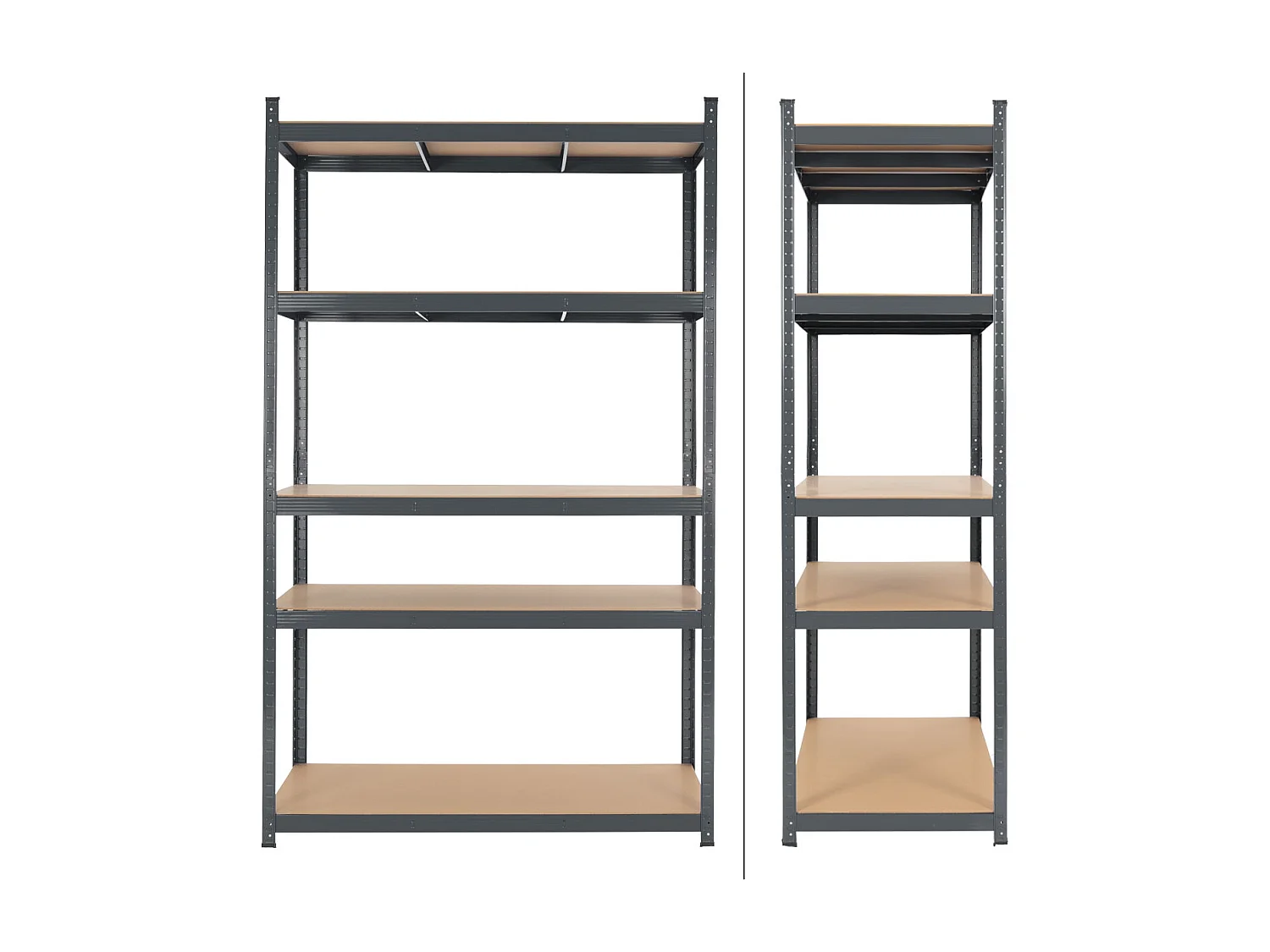 Étagère de rangement charge lourde stockage 200x100x60 cm anthracite 875 kg