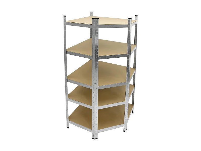 Scaffale officina carichi pesanti lavoro garage magazzino 5 ripiani 180x70x40 cm