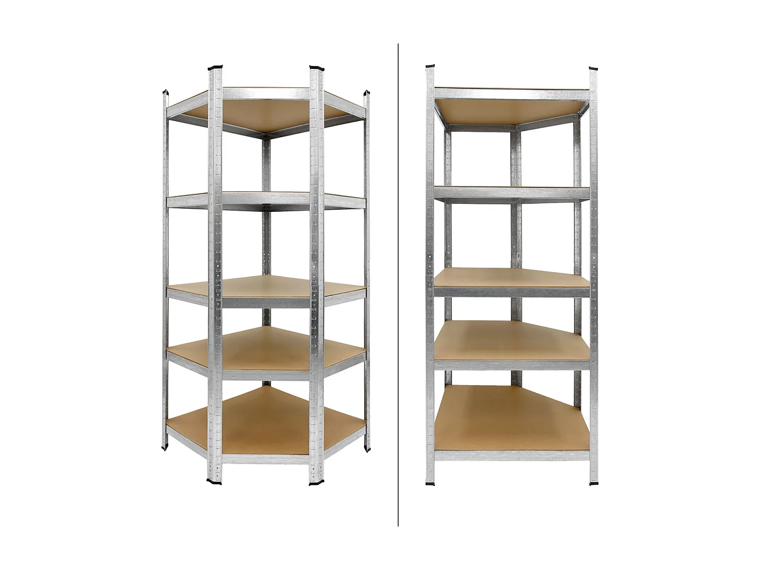 Scaffale officina carichi pesanti lavoro garage magazzino 5 ripiani 180x70x40 cm