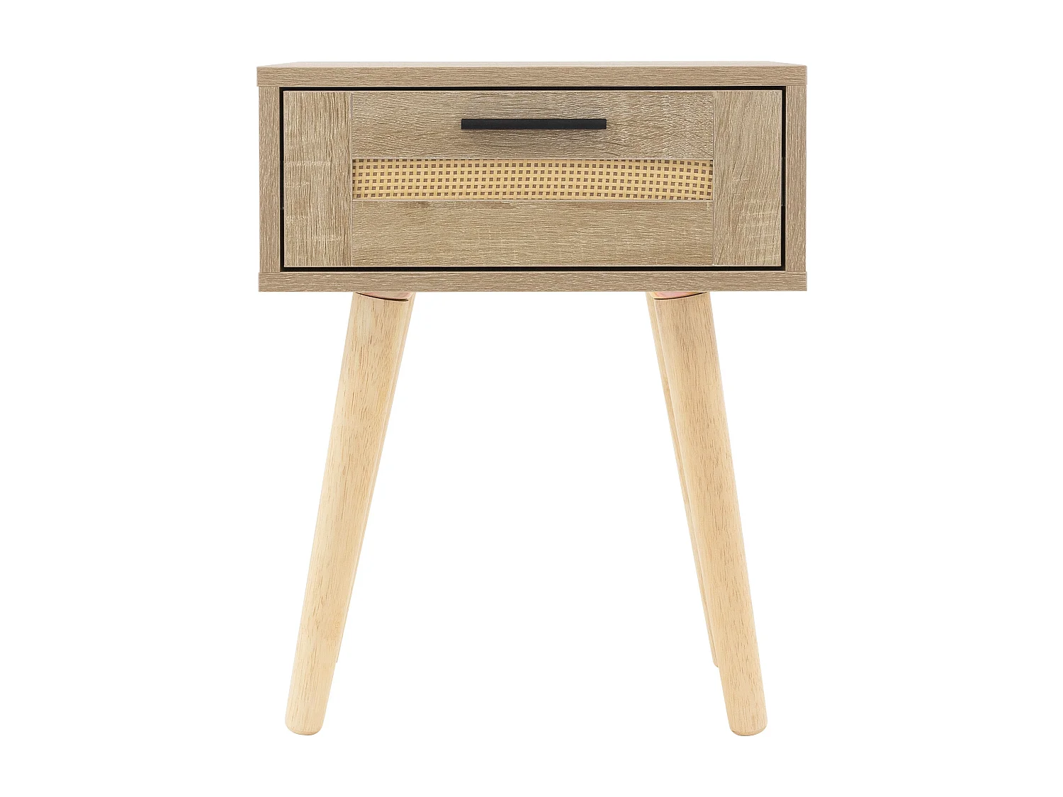 Table de nuit avec tiroir et pieds 40x30x50,5 cm commode rustique en bois de lit