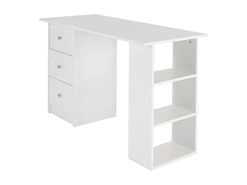 Escritorio ordenador/portátil mesa aglomerado pupitre despacho oficina blanco